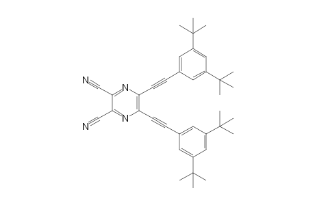 5,6-bis[2-(3,5-ditert-butylphenyl)ethynyl]pyrazine-2,3-dicarbonitrile