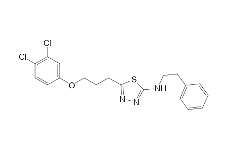 1,3,4-Thiadiazol-2-amine, 5-[3-(3,4-dichlorophenoxy)propyl]-N-(2-phenylethyl)-