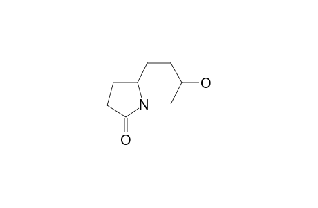 .alpha.-Pyrrolidone, 5-[3-hydroxybutyl]-