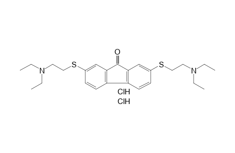 2,7-BIS{[2-(DIETHYLAMINO)ETHYL]THIO}FLUOREN-9-ONE, DIHYDROCHLORIDE