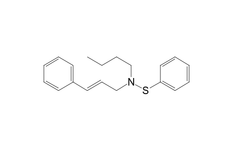 N-(Benzenesulfenyl)-N-butyl-3-phenylprop-2-en-1-ylamine