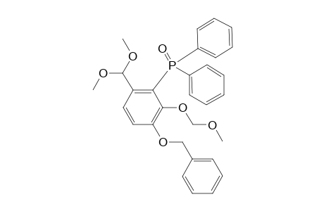 1-benzyloxy-4-(dimethoxymethyl)-3-diphenylphosphoryl-2-(methoxymethoxy)benzene