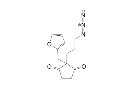 2-(3-azidopropyl)-2-(furan-2-ylmethyl)cyclopentane-1,3-dione