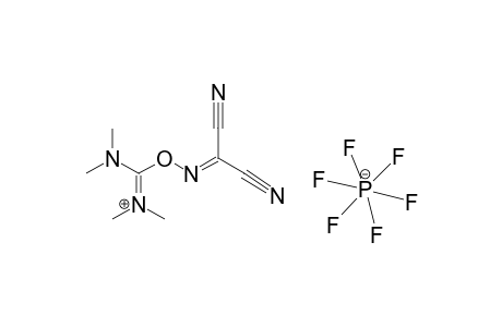 O-[(DICYANOMETHYLIDENE)-AMINO]-1,1,3,3-TETRAMETHYLURONIUM-HEXAFLUOROPHOSPHATE;HTODC