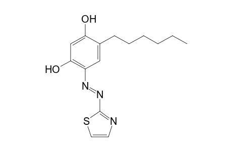 6-hexyl-4(2-thiazolylazo)resorcinol