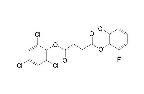 Succinic acid, 2-chloro-6-fluorophenyl 2,4,6-trichlorophenyl ester