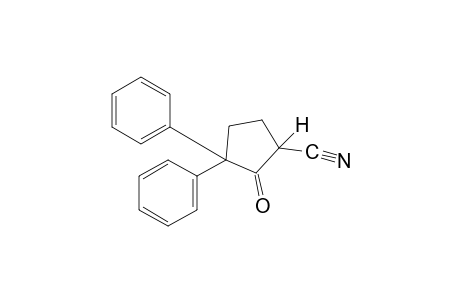 3,3-diphenyl-2-oxocyclopentanecarbonitrile