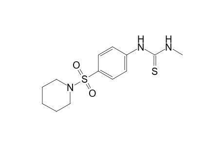 1-Methyl-3-[p-piperidinosulfonyl)phenyl]-2-thiourea