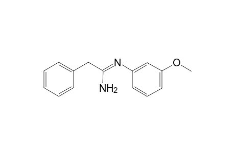 N'-(3-methoxyphenyl)-2-phenylacetimidamide