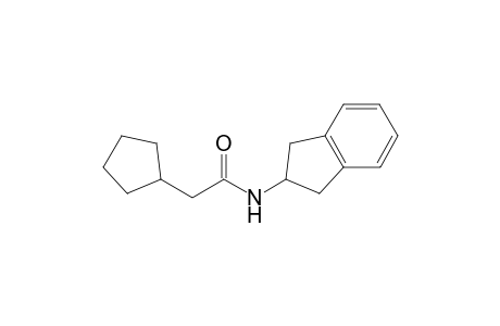 2-cyclopentyl-N-indan-2-yl-acetamide (Autogeneted)