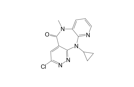 3-CHLORO-11-CYCLOPROPYL-6,11-DIHYDRO-6-METHYL-(5H)-PYRIDAZINO-[3,4-E]-PYRIDO-[3,2-B]-[1,4]-DIAZEPIN-5-ONE