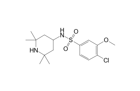 Benzenesulfonamide, 4-chloro-3-methoxy-N-(2,2,6,6-tetramethylpiperidin-4-yl)-