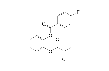 1,2-Benzendiol, o-(2-chloropropionyl)-o'-(4-fluorobenzoyl)-