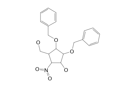 2,3-Dibenzyloxy-4-nitromethyl-5-nitrocyclopentanol