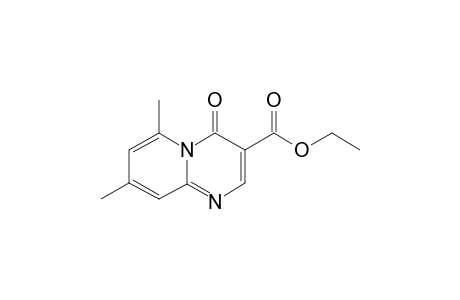 4H-Pyrido[1,2-a]pyrimidine-3-carboxylic acid, 6,8-dimethyl-4-oxo-, ethyl ester