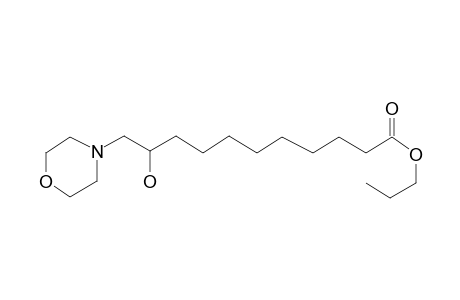 Undecanoic acid propyl ester, 10-hydroxy-11-morpholin-4-yl-