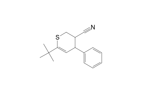 2H-Thiopyran-3-carbonitrile, 6-(1,1-dimethylethyl)-3,4-dihydro-4-phenyl-