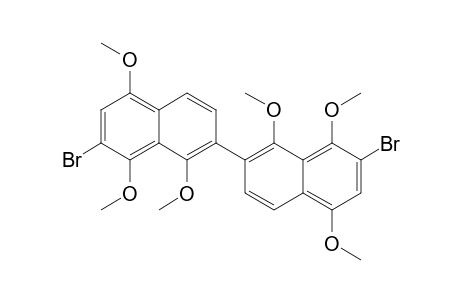 3-BROMO-6-(3-BROMO-1,4,5-TRIMETHOXY-6-NAPHTHYL)-1,4,5-TRIMETHOXY-NAPHTHALENE