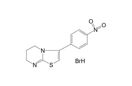 6,7-dihydro-3-(p-nitrophenyl)-5H-thiazolo[3,2-a]pyrimidine, monohydrobromide