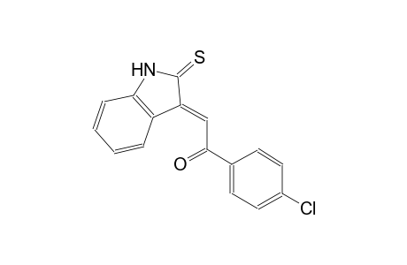 ethanone, 1-(4-chlorophenyl)-2-(1,2-dihydro-2-thioxo-3H-indol-3-ylidene)-, (2E)-