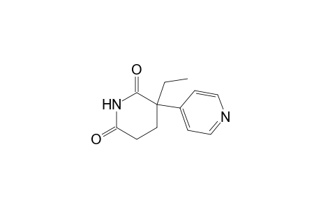 2-ethyl-2-(4-pyridyl)glutarimide