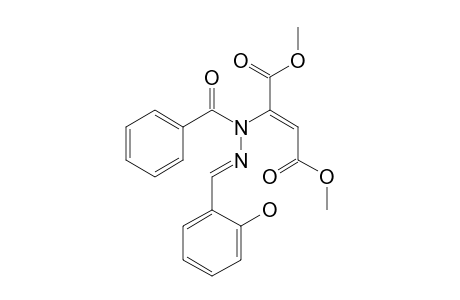 Dimethyl 2-[(E)-1-benzoyl-2-(2-hydroxybenzylidene)hydrazinyl]-fumarate