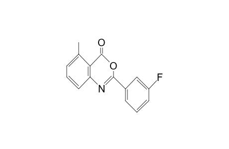 4H-3,1-Benzoxazin-4-one, 2-(3-fluorophenyl)-5-methyl-