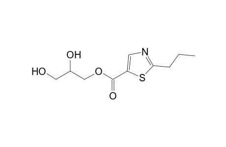 2-propyl-5-thiazolecarboxylic acid, 2,3-dihydroxypropyl ester