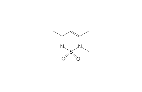 2,3,5-trimethyl-2H-1,2,6-thiadiazine, 1,1-dioxide