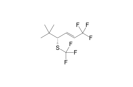 (S,E)-(6,6,6-trifluoro-2,2-dimethylhex-4-en-3-yl)(trifluoromethyl)sulfane