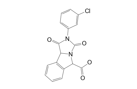 2-(m-chlorophenyl)-1,3-dioxo-2,3,5,9b-tetrahydro-1H-imidazo[5,1-a]isoindole-5-carboxylic acid