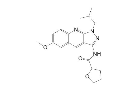 N-(1-isobutyl-6-methoxy-1H-pyrazolo[3,4-b]quinolin-3-yl)tetrahydro-2-furancarboxamide