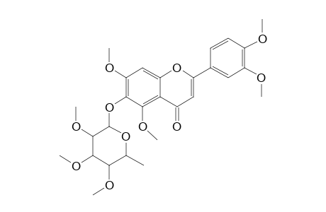 6''-Dehydroxy-2'',3',3'',4',4'',5,7-hepta-o-methylisoorientin