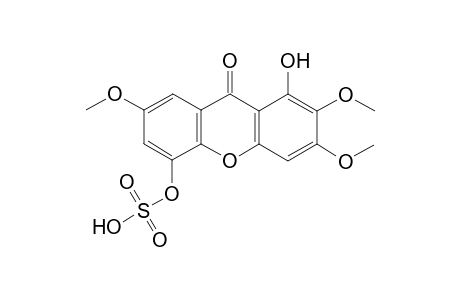 1-HYDROXY-2,3,7-TRIMETHOXYXANTHONE-5-SULFATE