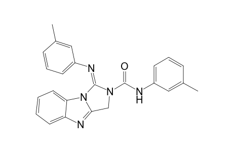 1H-Imidazo[1,5-a]benzimidazole-2(3H)-carboxamide, N-(3-methylphenyl)-1-[(3-methylphenyl)imino]-