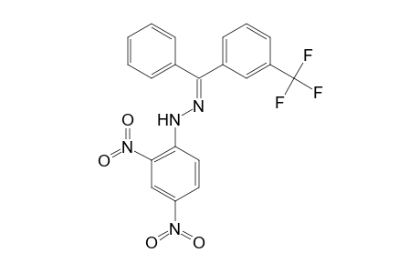 (Z)-Phenyl[3-(trifluoromethyl)phenyl]methanone (2,4-dinitrophenyl)hydrazone