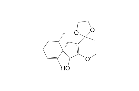 (1R*5R*,10S*)-2-Methoxy-6,10-dimethyl-3-[1,1-(ethylidenedioxy)ethyl]spiro[4.5]deca-2,6-dien-1-ol