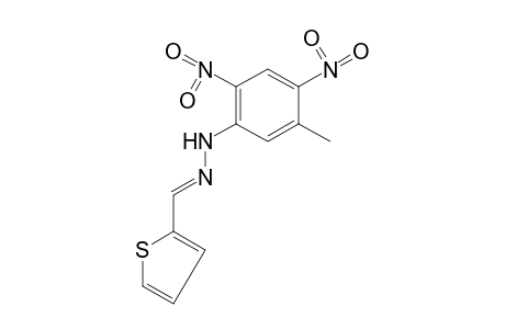 2-thiophenecarboxaldehyde, (4,6-dinitro-m-tolyl)hydrazone