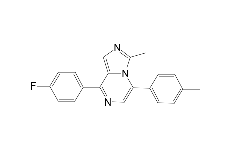 8-(4-fluorophenyl)-3-methyl-5-(p-tolyl)imidazo[1,5-a]pyrazine