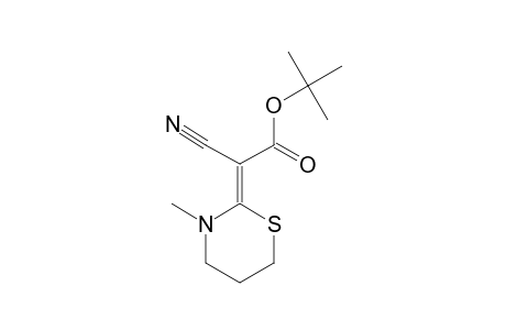 TERT.-BUTYL-[2-(3-METHYL-TETRAHYDRO-(2H)-1,3-THIAZIN-2-YLIDENE)-CYANOACETATE