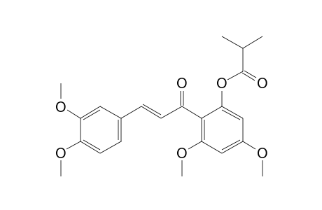 2'-Hydroxy-3,4,4',6'-tetramethoxychalcone, 2-methylpropionate