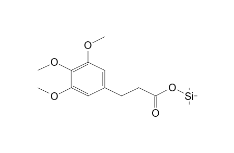 3-(3,4,5-trimethoxyphenyl)propanoic acid trimethylsilyl ester