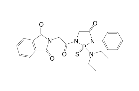 1-(1,3-DIOXO-1,3-DIHYDRO-ISOINDOL-2-YL)-ACETYL-3-PHENYL-2-DIETHYLAMINO-1,3,2-DIAZAPHOSPHOLIDIN-4-ONE_2-SULFIDE
