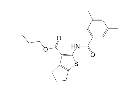 propyl 2-[(3,5-dimethylbenzoyl)amino]-5,6-dihydro-4H-cyclopenta[b]thiophene-3-carboxylate