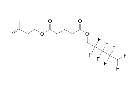 Glutaric acid, 2,2,3,3,4,4,5,5-octafluoropentyl 3-methylbut-3-en-1-yl ester