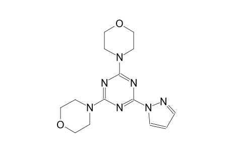 morpholine, 4-[4-(4-morpholinyl)-6-(1H-pyrazol-1-yl)-1,3,5-triazin-2-yl]-