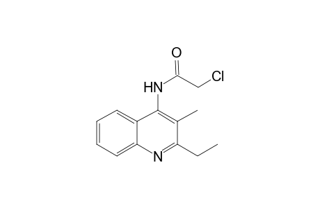 2-chloro-N-(2-ethyl-3-methyl-4-quinolinyl)acetamide