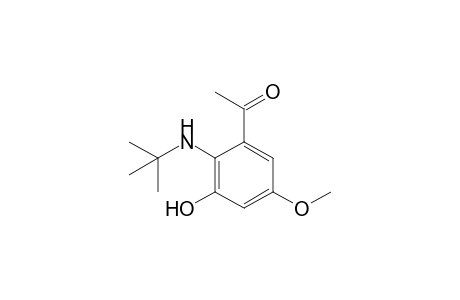 2-Acetyl-6-hydroxy-4-methoxy-N-tert-butylaniline