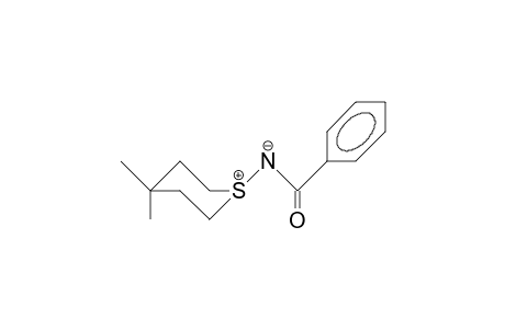 N-Benzoyl-4,4-dimethyl-thiane-1-imide