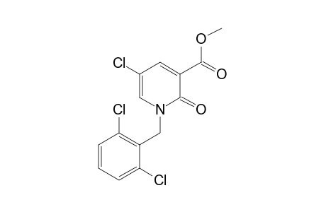 5-CHLORO-1-(2,6-DICHLOROBENZYL)-1,2-DIHYDRO-2-OXONICOTINIC ACID, METHYL ESTER